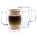 Glass Teacup High Borosilicate Transparent Thickened Heat Resistant Glass Coffee Cup